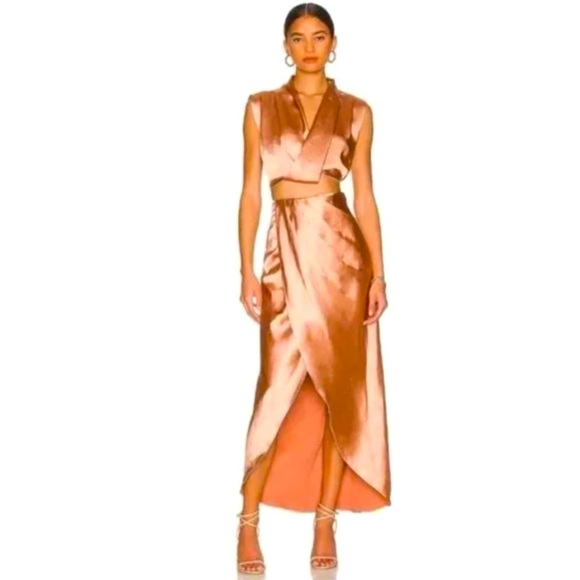 Revolve- Line & Dot: Lisa Midi Skirt and Top Set size Large NWT. - Picture 2 of 6